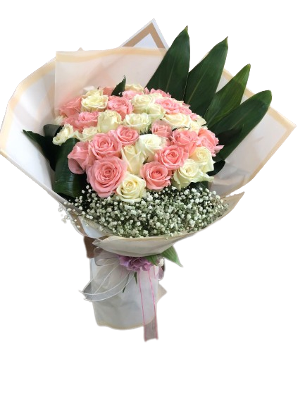 pembe-beyaz-guller
